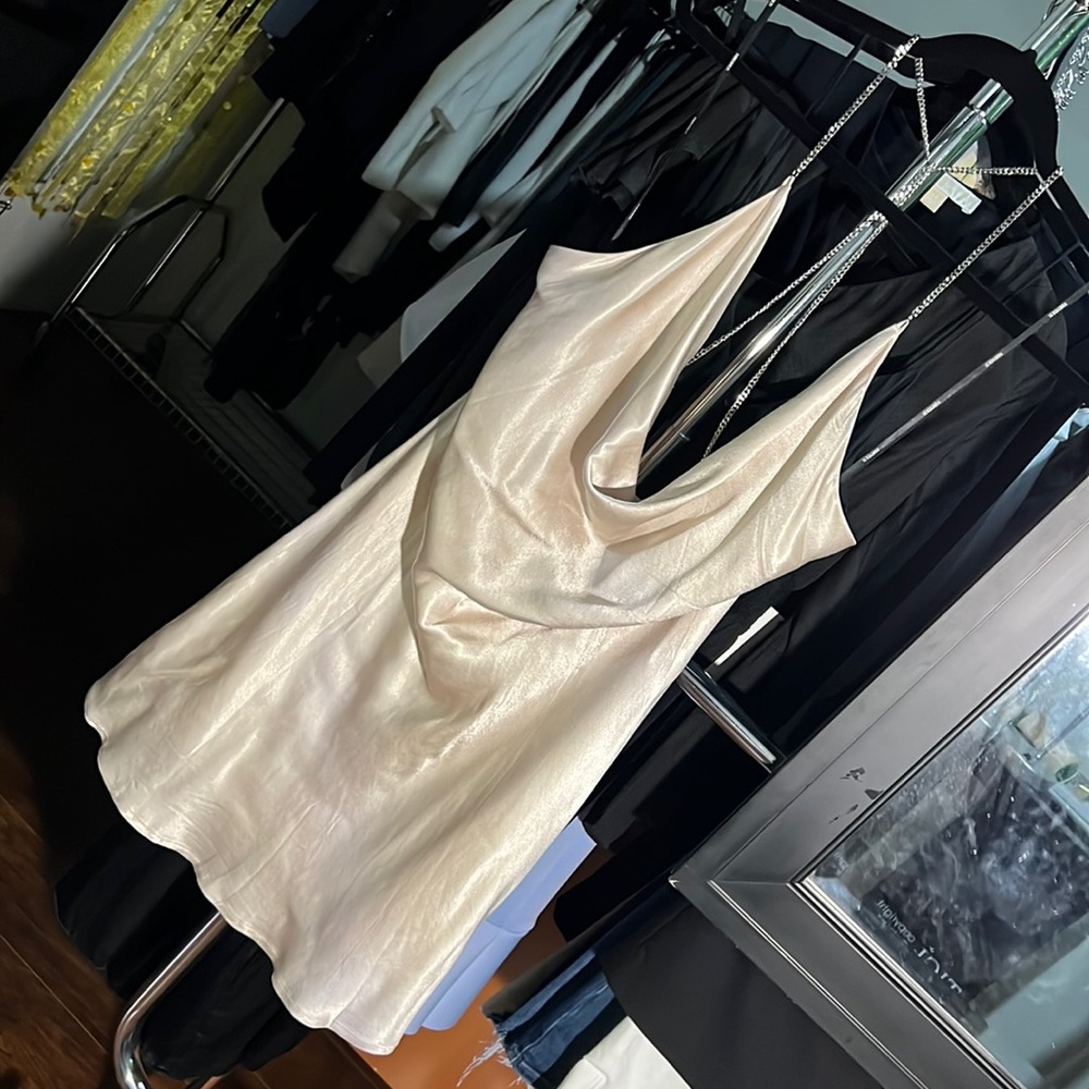 Cream forever 21 dress